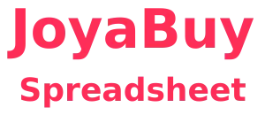 Joyabuy Spreadsheet Logo